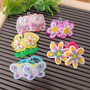 Şeffaf Karışık Figürlü Lastik Toka