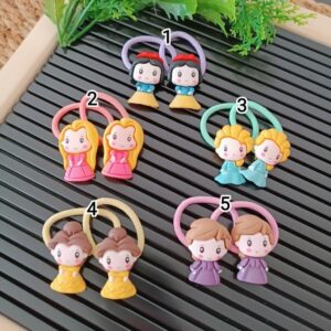 Prenses Figürlü Lastik Toka