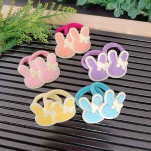 Tavşan Figürlü Lastik Toka