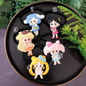 Çizgi Karakter Lastik Toka