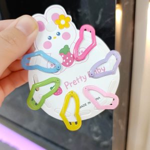 Simli Kalp Çıtçıt 6 Parça