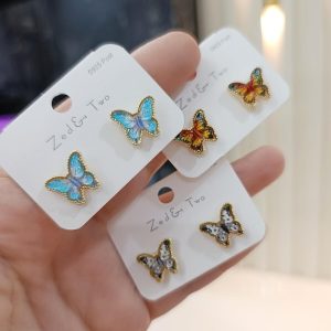 925 Ayar Gümüş İğneli Çocuk Küpe