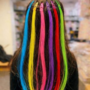 Çıtçıt Renkli Postiş (6 Parça)