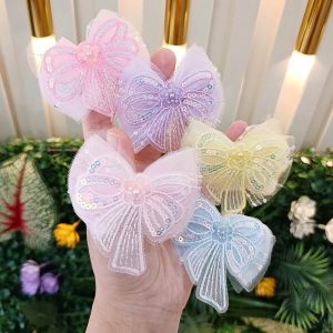 İşlemeli Kurdele Pens Toka