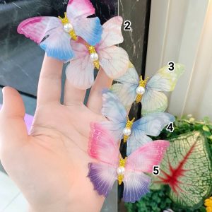 Işıklı Kelebek Pens Toka