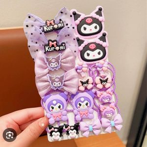 Kuromi Set Lastik Toka (18 Parça)