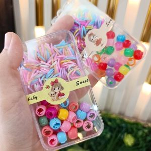 Saç Boncuğu Ve Lastik Toka