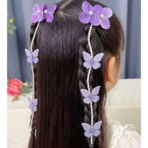 İnci Sarkıtlı Kelebek Pens Toka