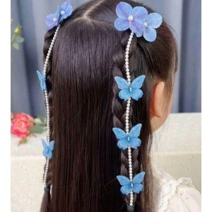 İnci Sarkıtlı Kelebek Pens Toka