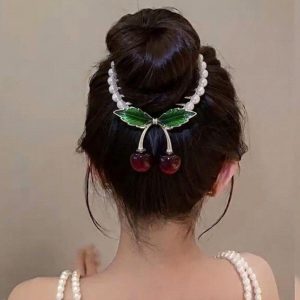 Lüks Taşlı Topuz Tokası